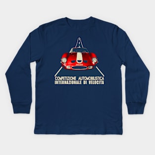 scuderia competizione automobilistica Kids Long Sleeve T-Shirt